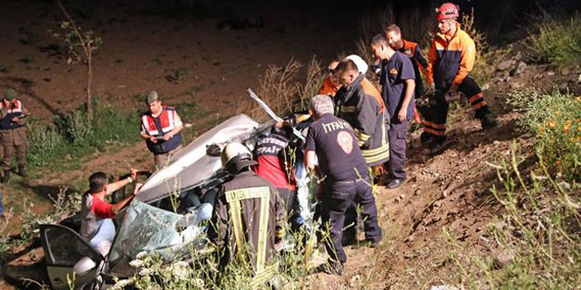 Gümüşhaneli sporcular kaza yaptı!