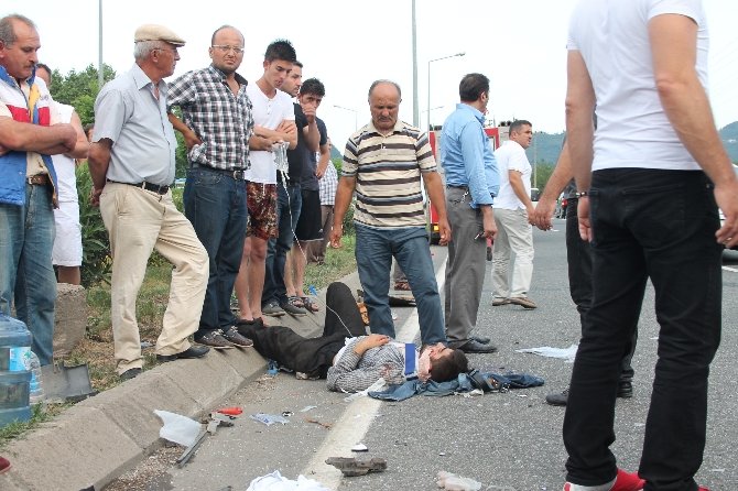 Ordu’da Korkunç Kaza: 1’i Ağır 9 Kişi Yaralı