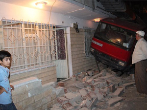 Freni patlayan kamyon dehşet saçtı!