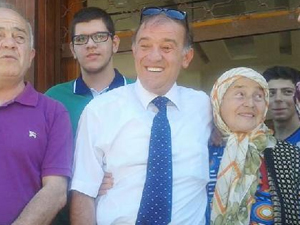 Balyoz sanığına Rize'de karşılama