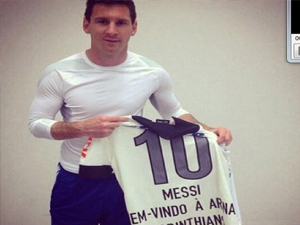 Messi'den olay yaratan poz!