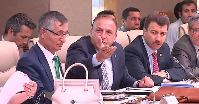 MHP ile HDP'li vekiller arasında tartışma