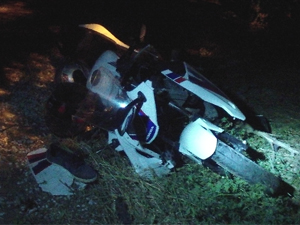 Virajı alamayınca ağaca çarptı!