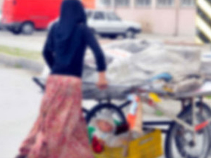 Kağıt toplayan kadının acı sonu!