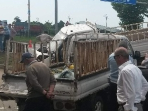 Trabzon'dan yola çıktı kaza yaptı!
