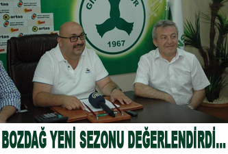 Bozdağ yeni sezonu değerlendirdi...