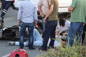 Rize'de kaza! Ölümden döndü...