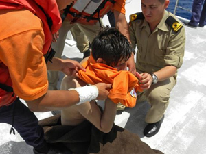 Ege Denizi'nde 41 kaçak kurtarıldı