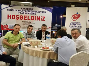 Krd Gençlik Federasyonu iftarda buluştu