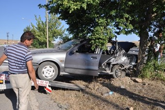 Sorgun'da kaza 3 yaralı