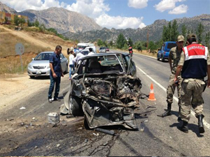 Göksun'da Kaza: 5 Yaralı