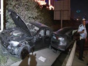 Bariyere giren araçta can verdi