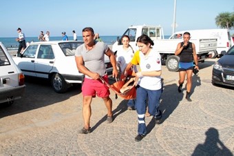 Samsun'da 6 kişi boğuluyordu