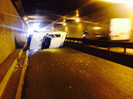 Trabzon tünelde kaza