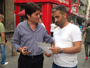 Kaya İhsanoğlu için sokakta