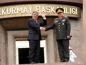 Abdullah Gül Genelkurmay Karargahı'nda