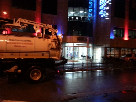 Trabzon'da hastane acili sele teslim