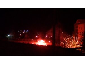 Heykel gerginliği gece boyu sürdü