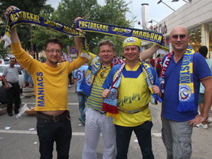 Rostov taraftarı maça hazırlanıyor!