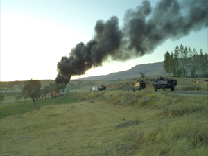 Yol kapatma eylemine müdahale