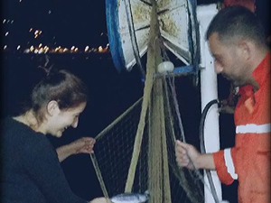 Böyle olur balıkçının balayı!