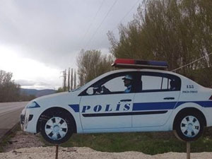 Bu kez polis kaza yaptı!