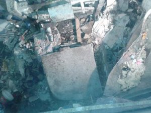 Enkazda çekilmiş fotoğraflar ortaya çıktı.