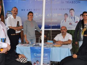 Kamu hastaneleri Uzungöl'de tanıtım yapıyor