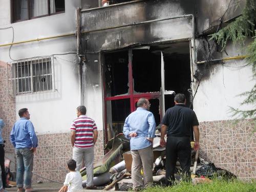 Trabzon'da korkutan patlama