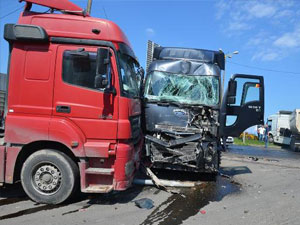 Ordu'da tırların kazası!