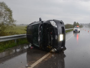 Yağmur kaza getirdi!