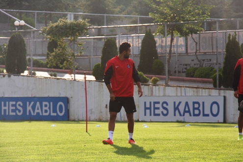 Trabzonspor tesislerin her yerinde çalıştı