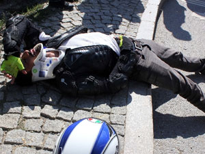 Kadın sürücü şerit değiştirince...