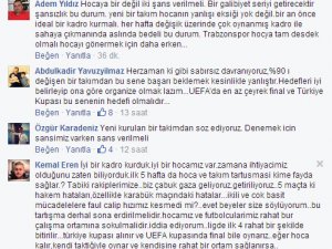 Taraftar Vahid Hoca için ne dedi?