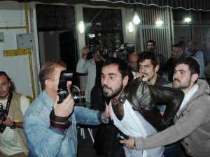 Samsun'da gergin yürüyüş