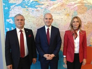 Öztürk çiftinden Soylu'ya ziyaret