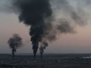 Kobani'de büyük patlama!