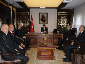 Muharip gazilerden Vali Öz'e ziyaret