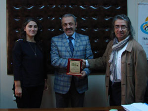 Haber61 yazarına teşekkür plaketi!