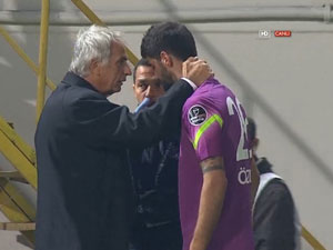 Maç sonu ilginç anlar!