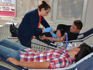 Öğrencilerden örnek davranış!