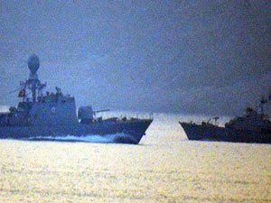 Ege denizinde sıcak anlar!