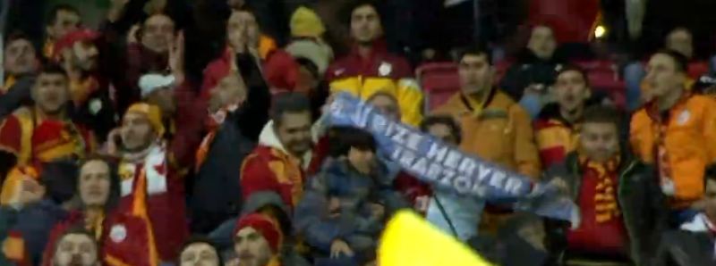 Arena'de ilginç görüntü