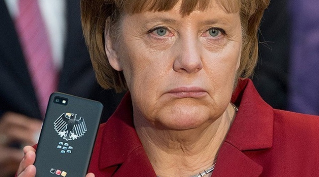 Merkel’in cep telefonunu bu markadan