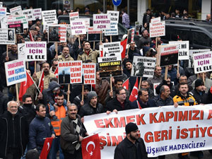 Gümüşhane'de protesto yürüyüşü