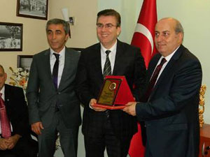 Trabzon'da spor kulüplerine malzeme yardımı