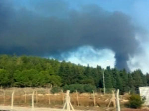 BOTAŞ deposunda yangın