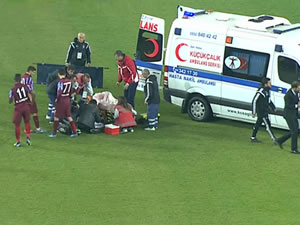 Sahaya ambulans girdi