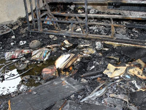 Askeri üstte patlama