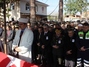 Samsunlu şehit son yolculuğa uğurlandı